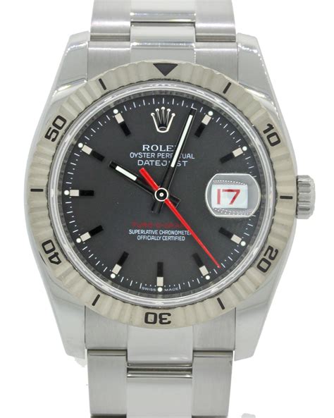 rolex 116264 r18|datejust turn o graph thunderbird.